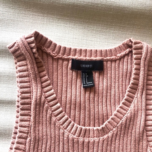 F21 Knit Crop Top - Picture 3 of 6